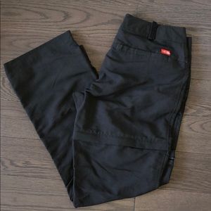 North face hiking pants/zip off shorts